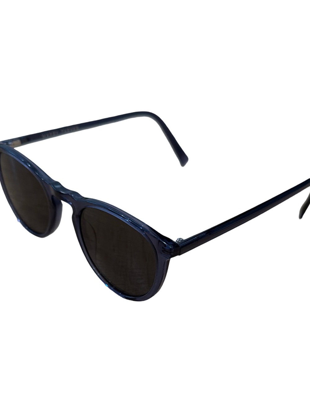 Warby Parker Navy Blue Round Sunglasses
